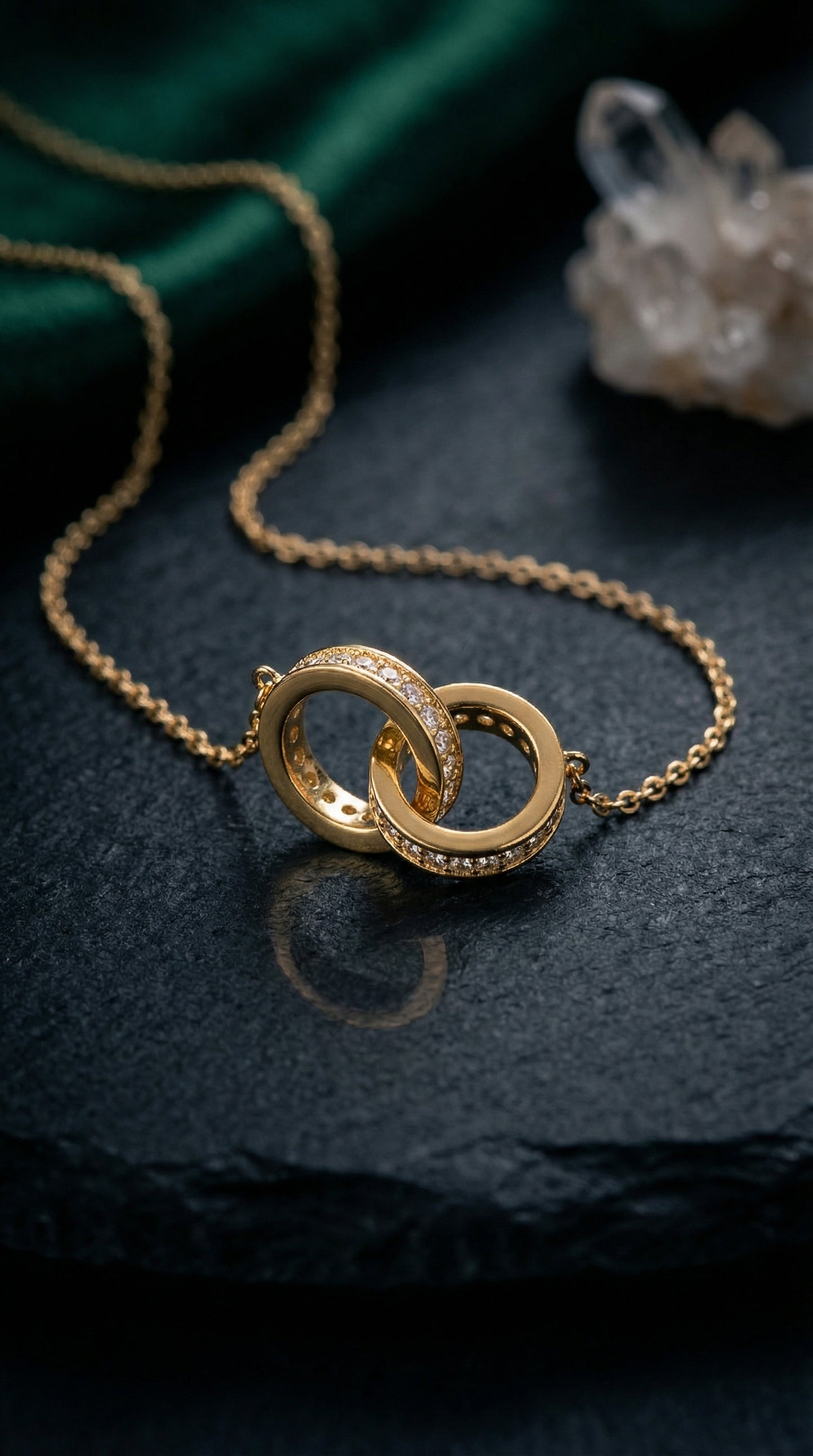 Interlocking Rings Necklace