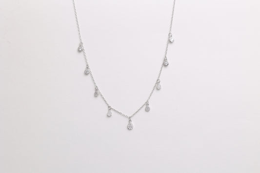 Classic Zircon Drops Necklace