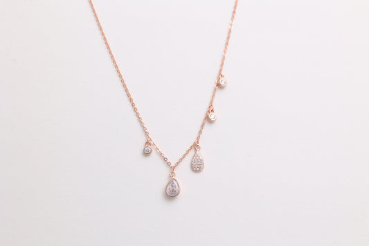 Teardrop Charm Necklace