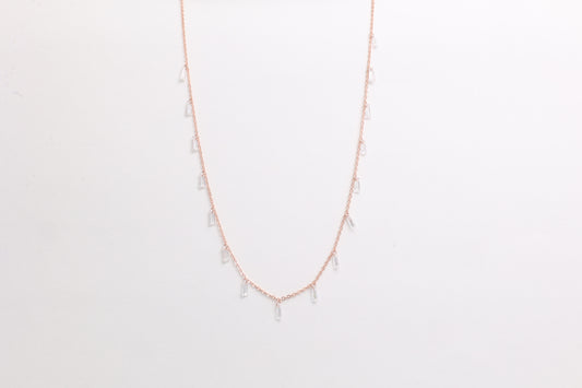 Baguette Charm Necklace