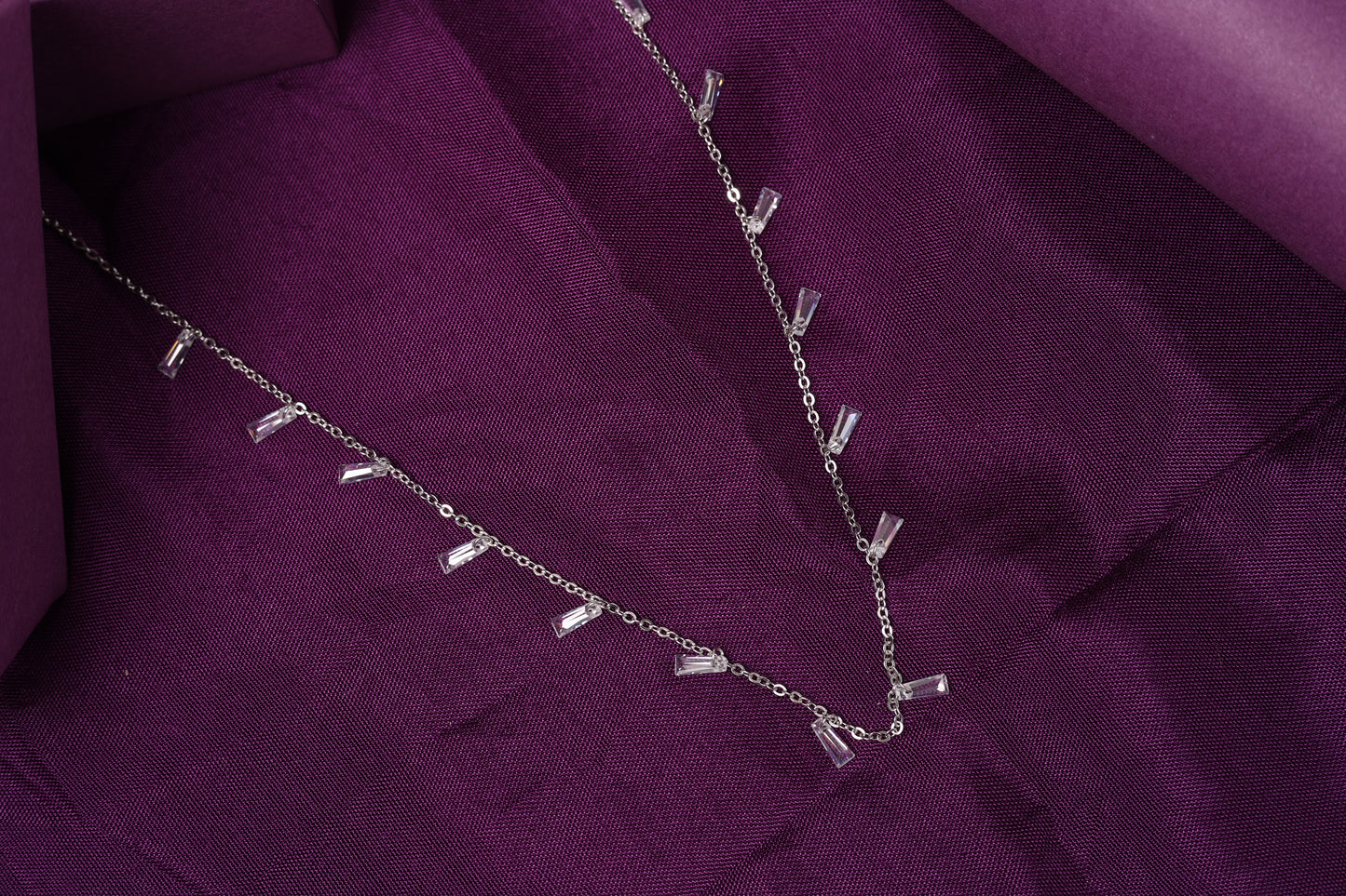 Baguette Charm Necklace