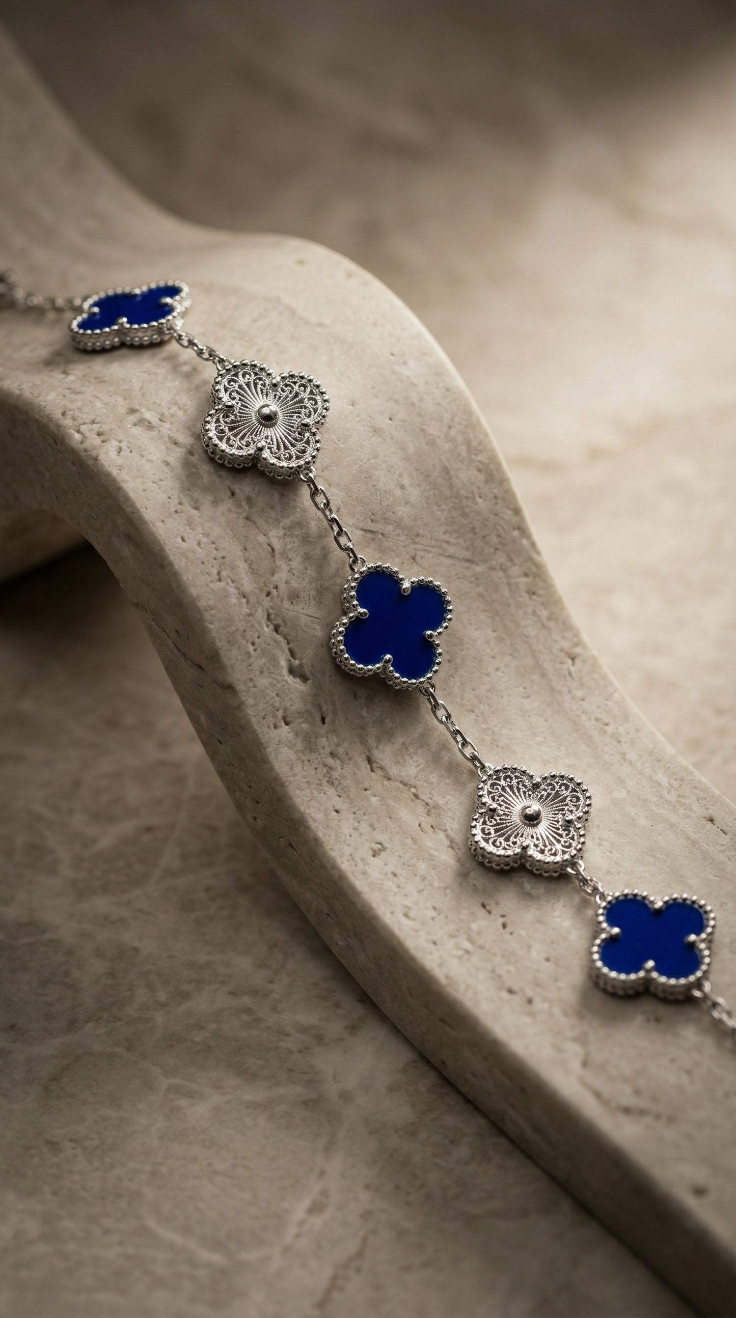 Blue Clover Bracelet
