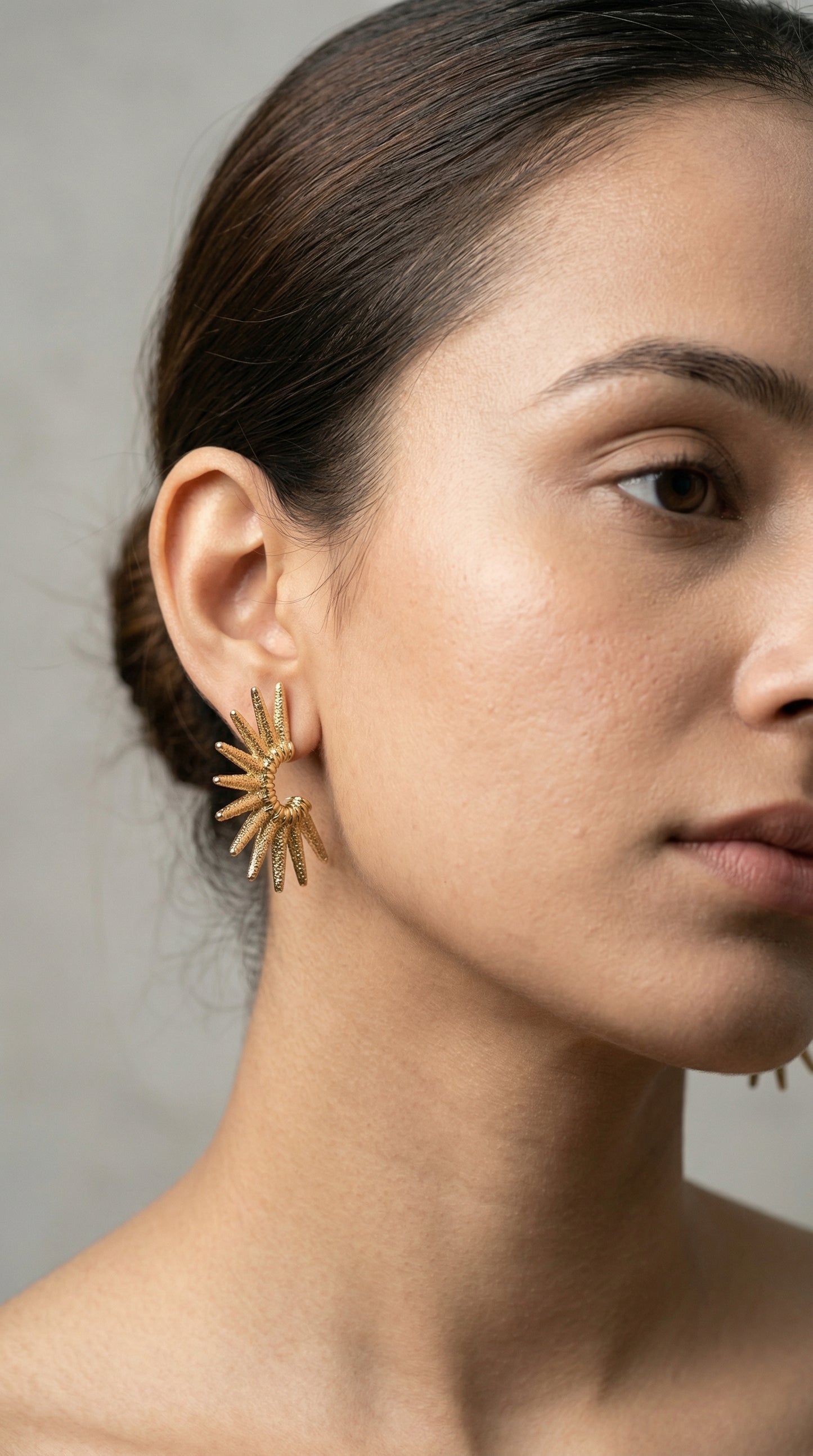 Sunburst Spike Earrings