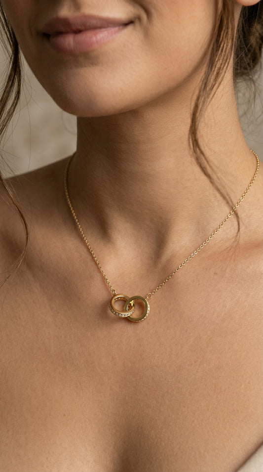 Interlocking Rings Necklace