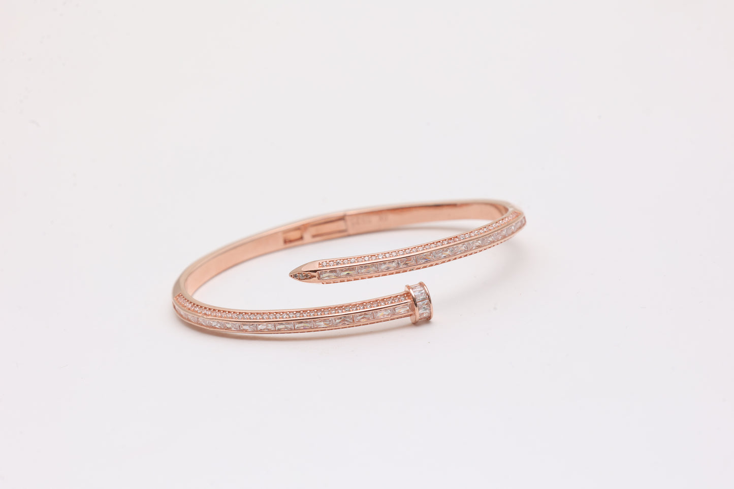 Baguette Nailhead Bangle