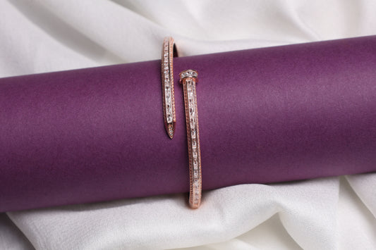 Baguette Nailhead Bangle