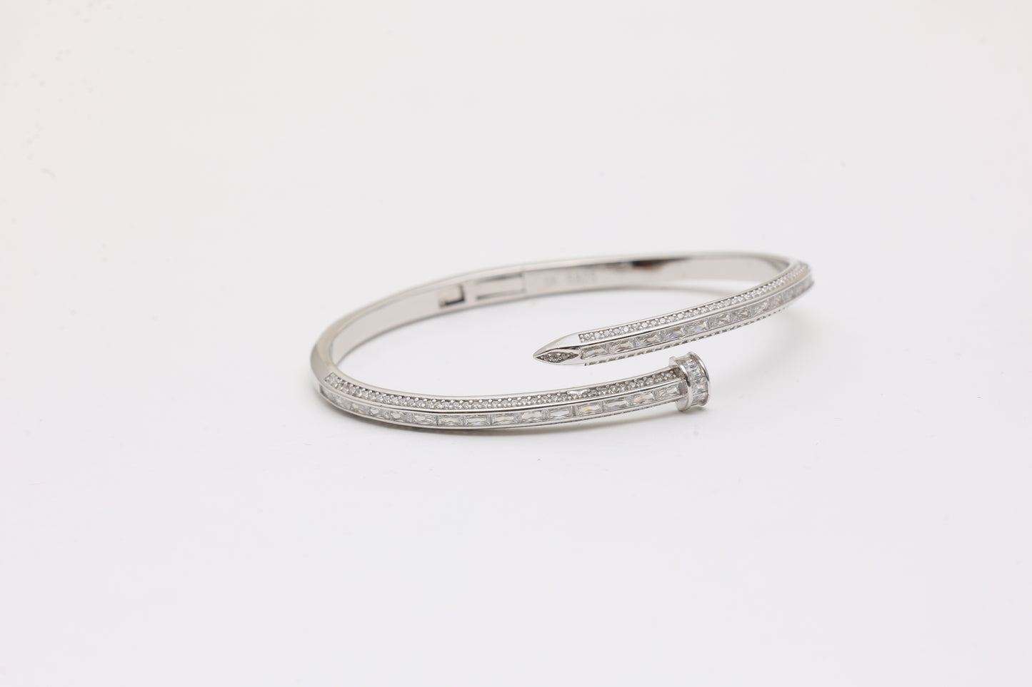 Baguette Nailhead Bangle