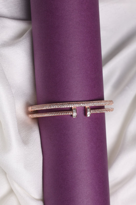 Twin Row Pavé Cuff