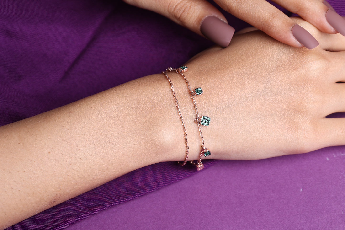 Colorstone Charm Bracelet