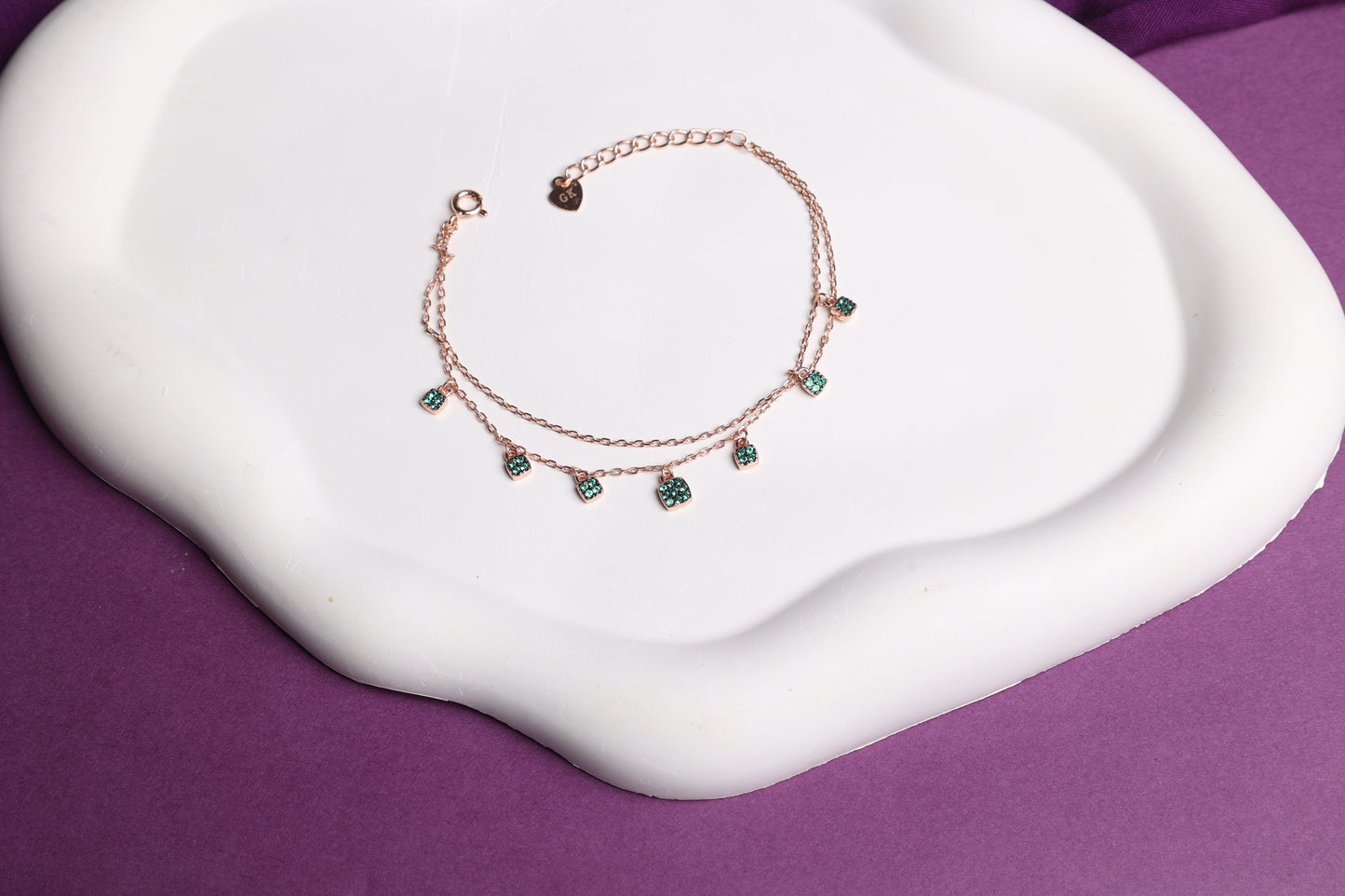 Colorstone Charm Bracelet