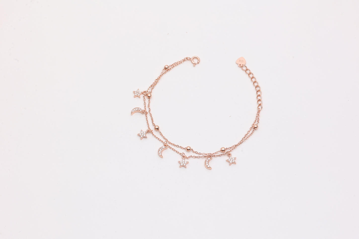 Celestial Moon & Star Bracelet