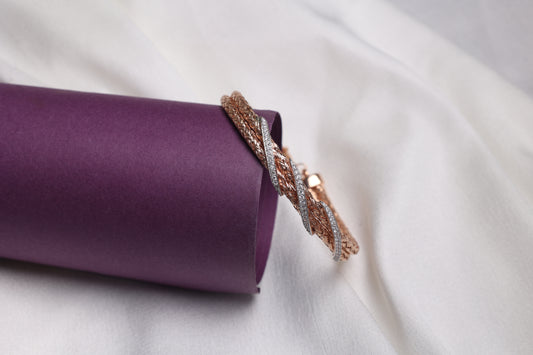 Braided Swirl Statement Bracelet