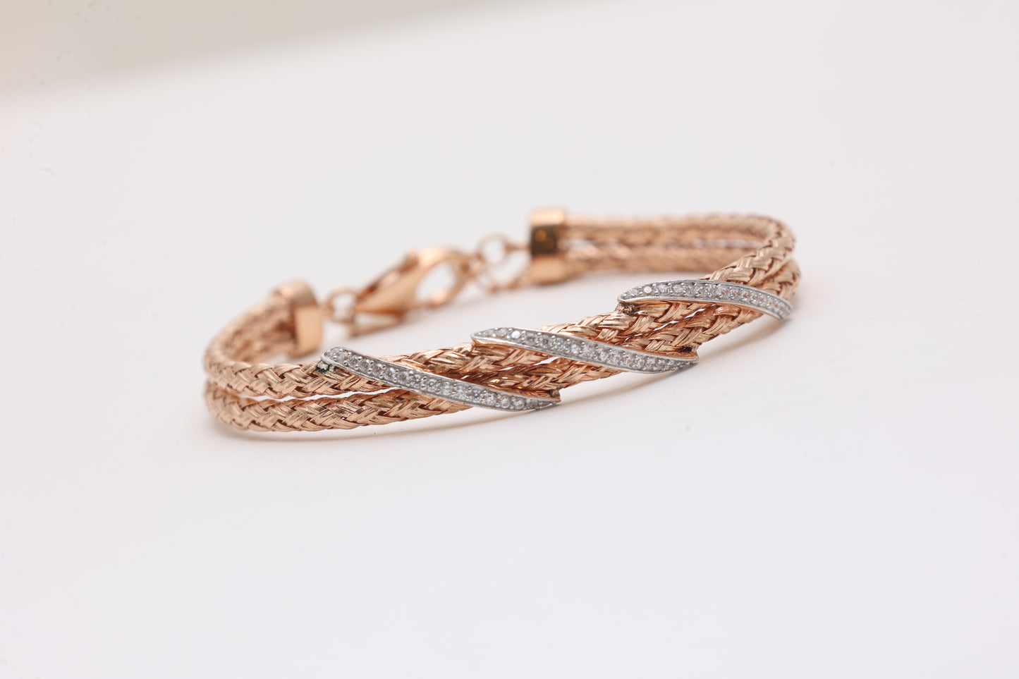 Braided Swirl Statement Bracelet