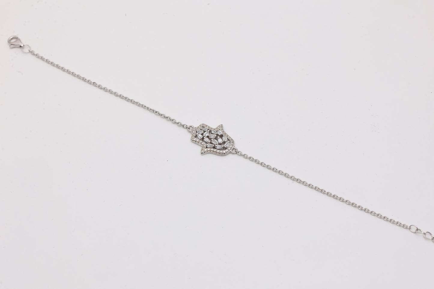 Hamsa Hand CZ Bracelet