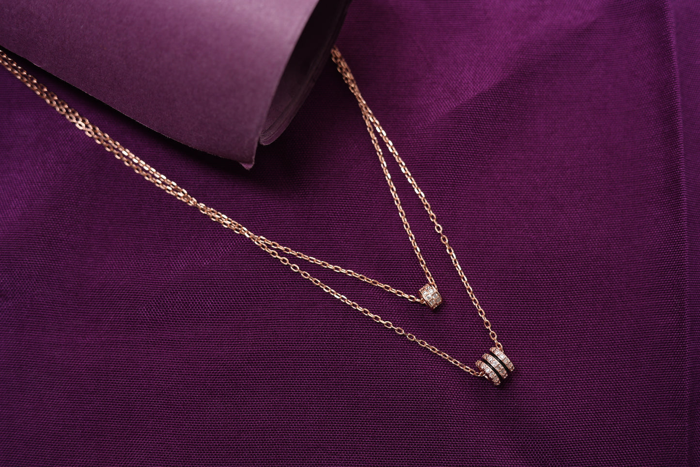 Double Layer Bead Necklace