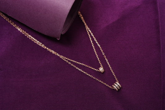 Double Layer Bead Necklace