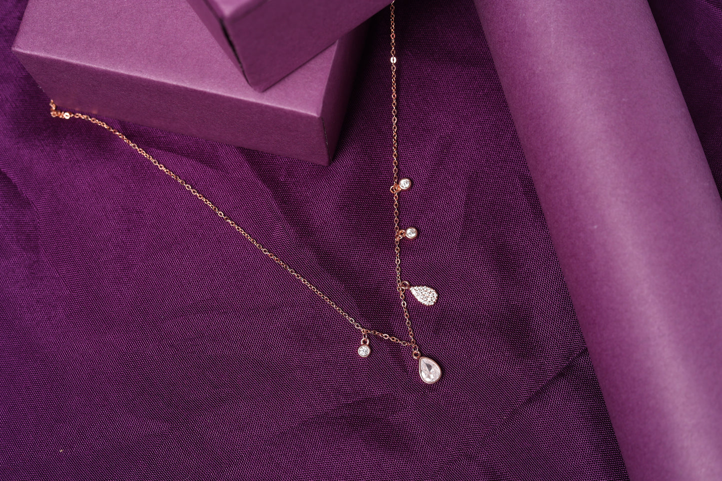 Teardrop Charm Necklace