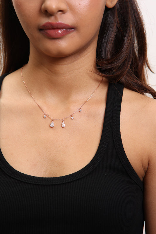 Teardrop Charm Necklace