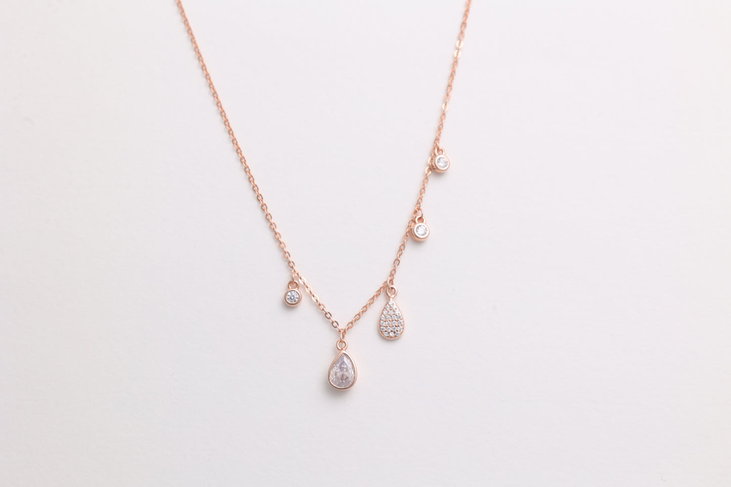 Teardrop Charm Necklace