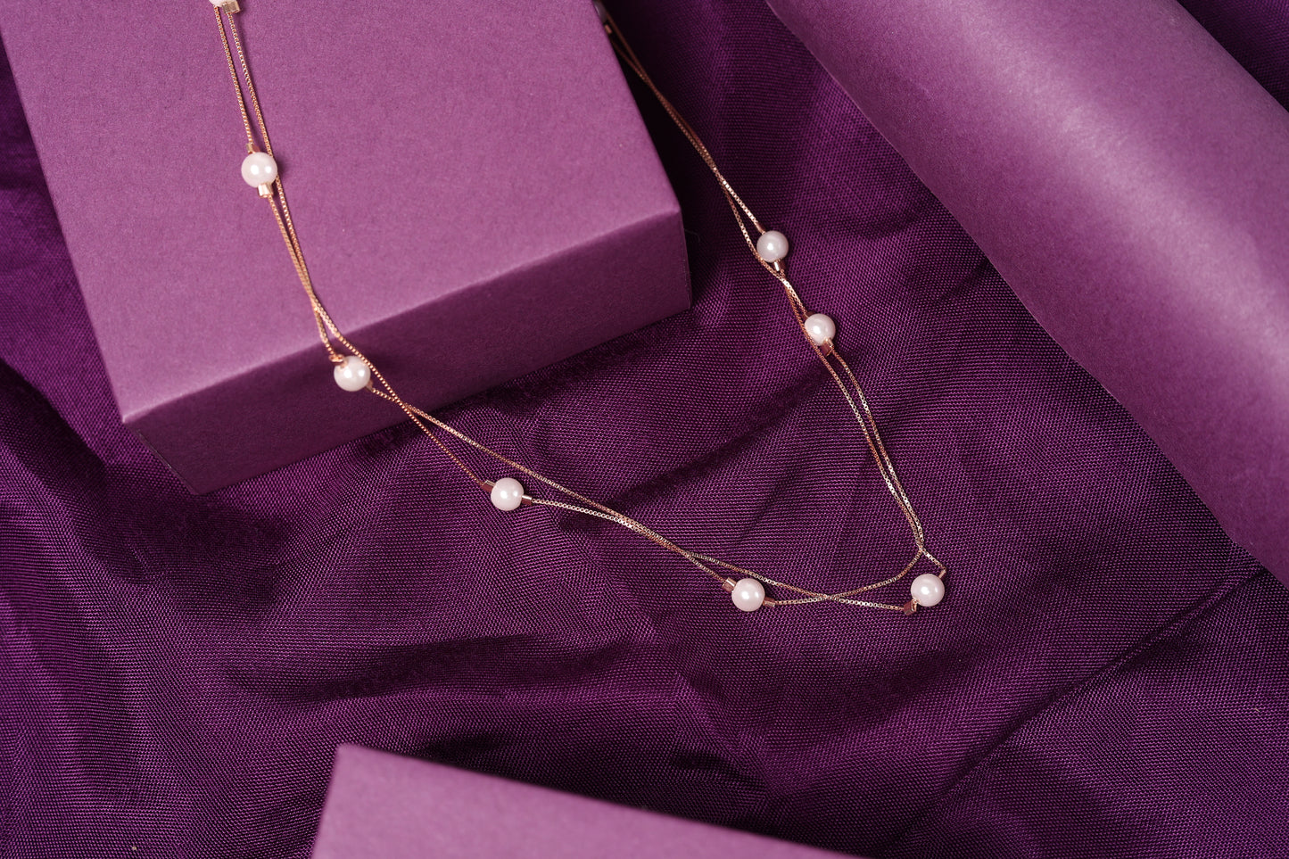 Double Layer Pearl Necklace