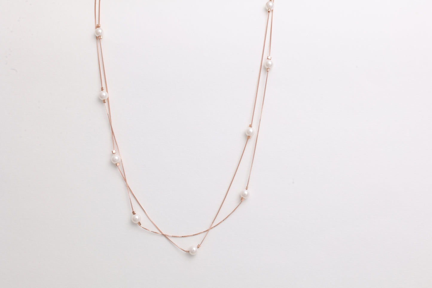 Double Layer Pearl Necklace