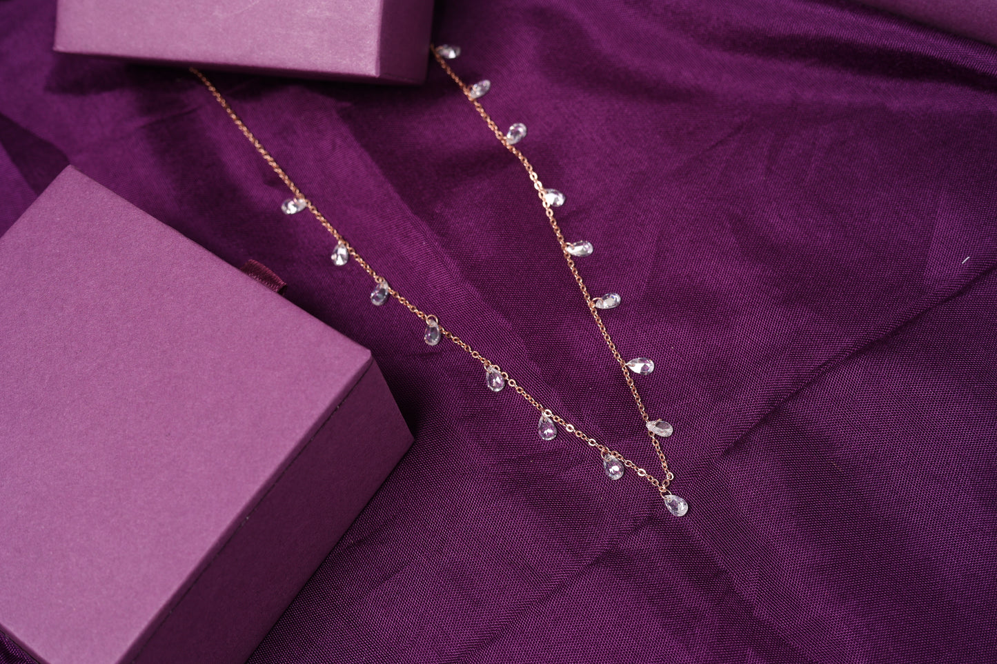 Teardrop Charm Necklace