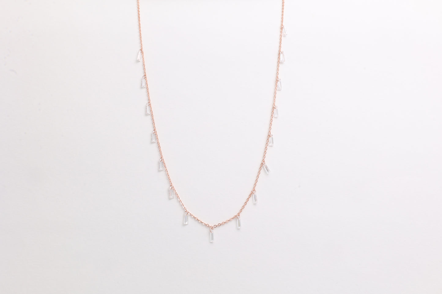 Baguette Charm Necklace