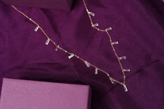 Baguette Charm Necklace