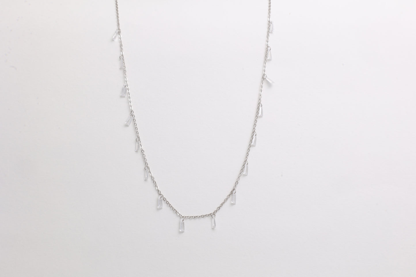 Baguette Charm Necklace