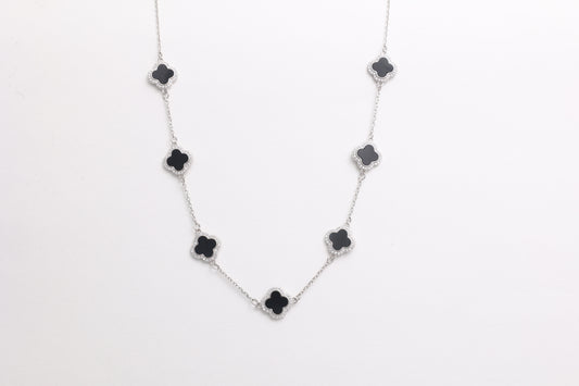 Petite Clover Station Necklace