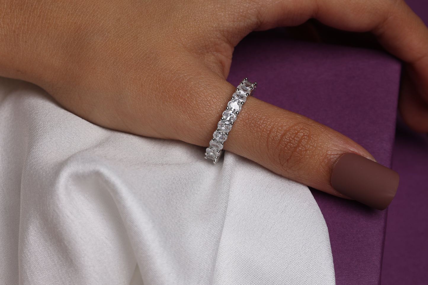 Oval Eternity Ring