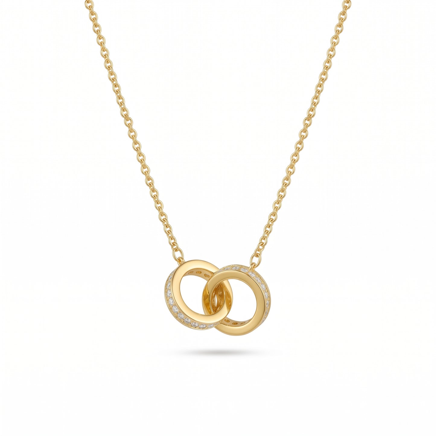 Interlocking Rings Necklace