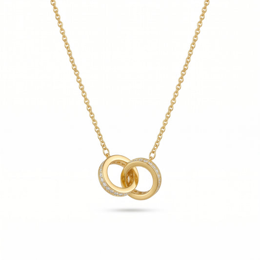 Interlocking Rings Necklace