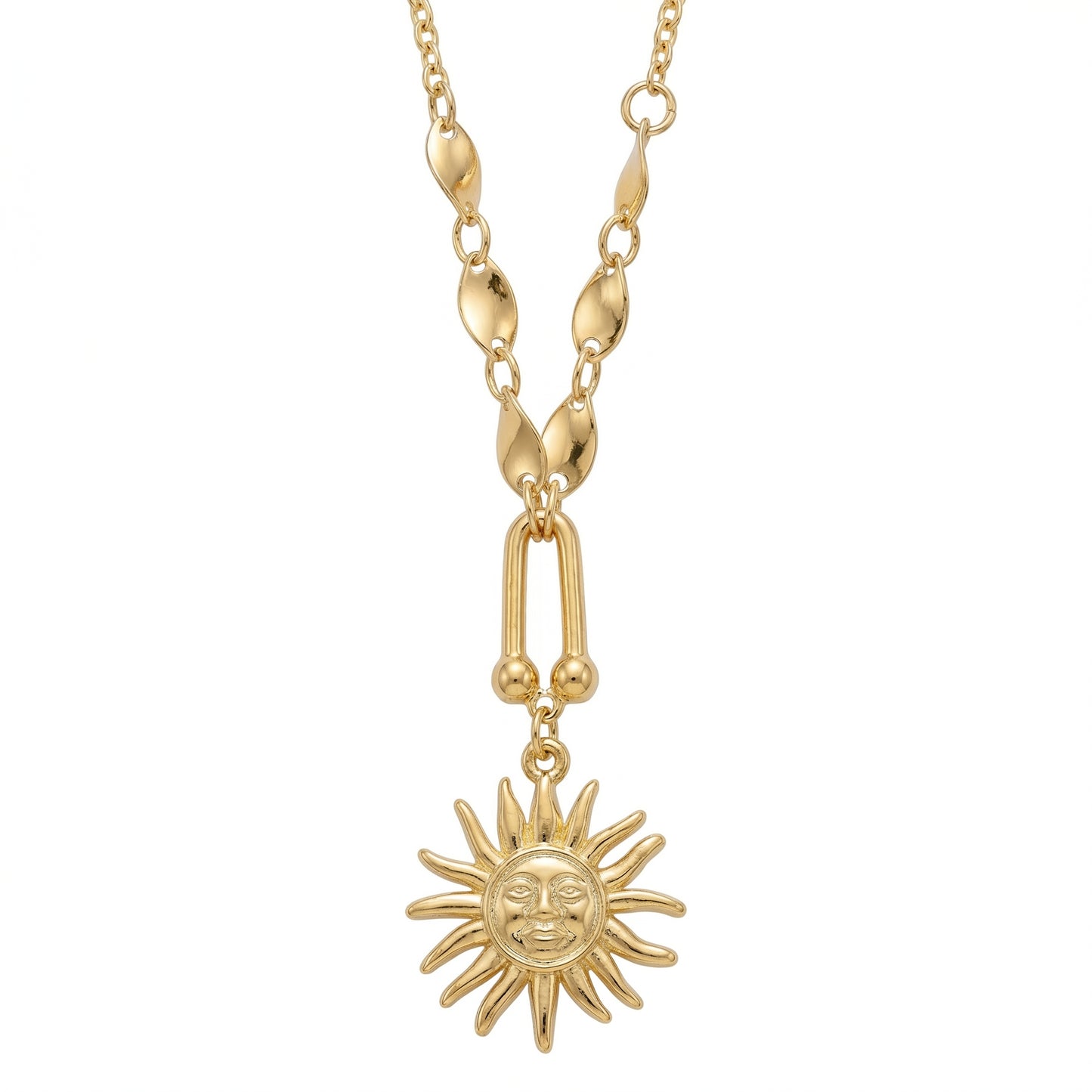 Celestial Sun Pendant Necklace