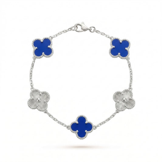 Blue Clover Bracelet