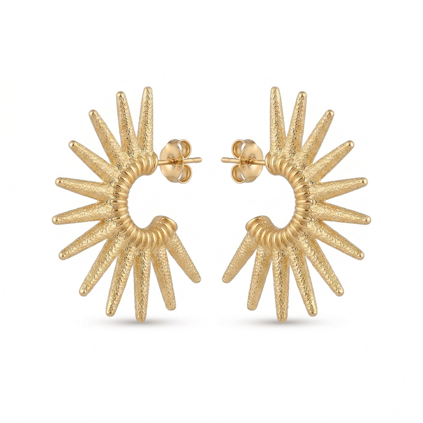 Sunburst Spike Earrings