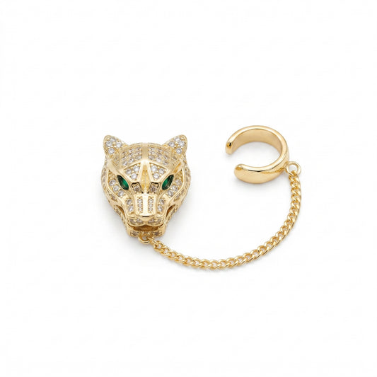 Panther Head Ear Cuff